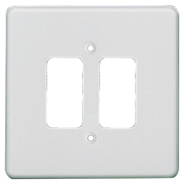 Crabtree 1 Gang Flush Moulded Grid Cover Plate
