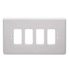 Crabtree 1 Gang Flush Moulded Grid Cover Plate