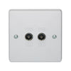 Crabtree 1 Gang 1 Way Direct Connection Coaxial Socket