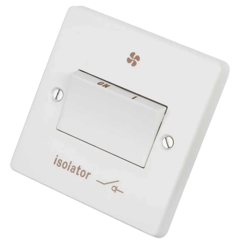 Crabtree 6A Triple Pole Isolator Switch With Isolator Symbol And ' - - '