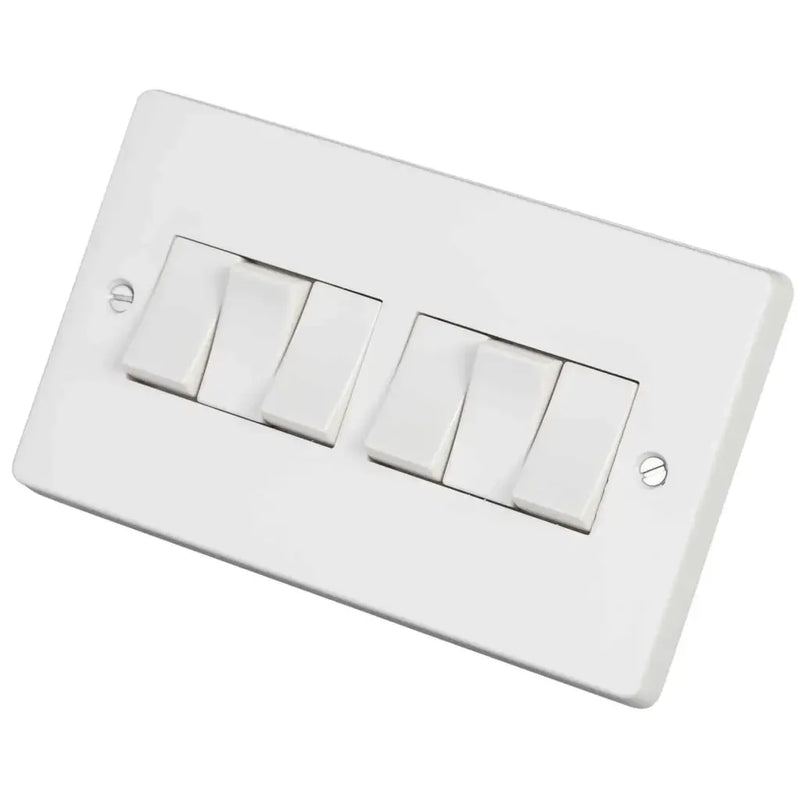 Crabtree 10AX 1 Gang 1 Way Switch