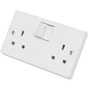 Crabtree Capital 4306 13A 2 Gang Switched Socket