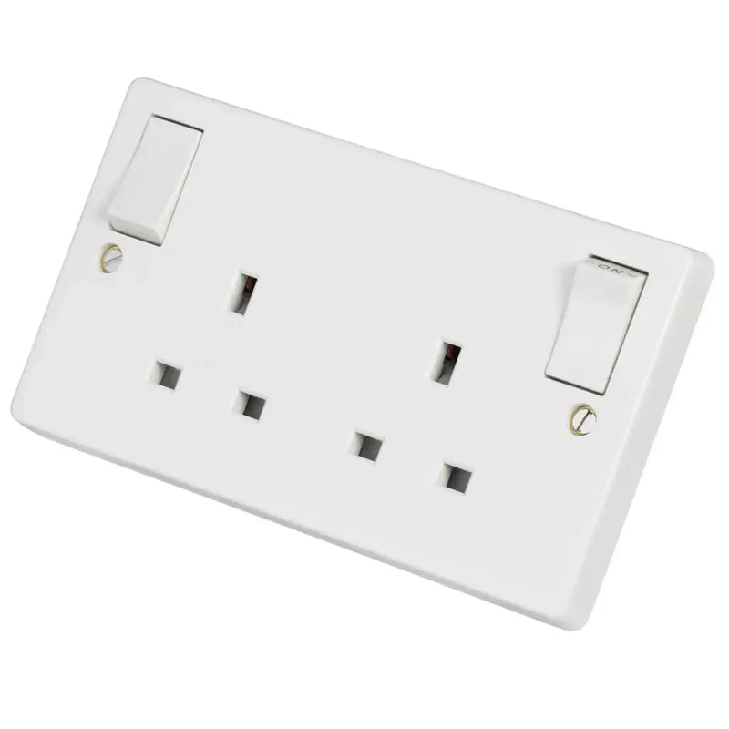 Crabtree 13A 1 Gang Double Pole Switched Socket