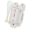 Crabtree 20AX 2 Way Grid Switch With Key