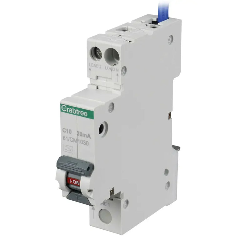 Crabtree Starbreaker Miniature RCBO Type A (6A–40A)