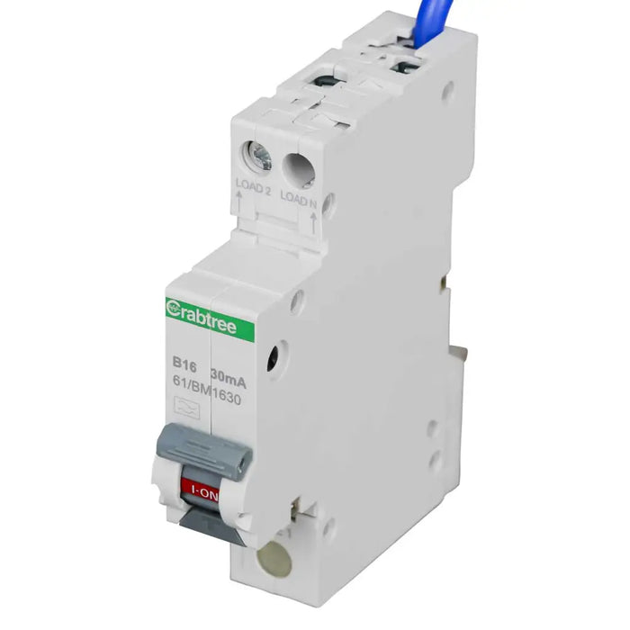Crabtree Starbreaker Miniature RCBO | Type A, Curve B (6A–40A)