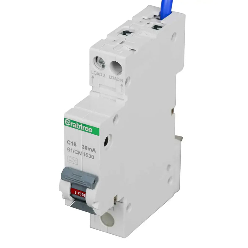 Crabtree Starbreaker Miniature RCBO Type A (6A–40A)