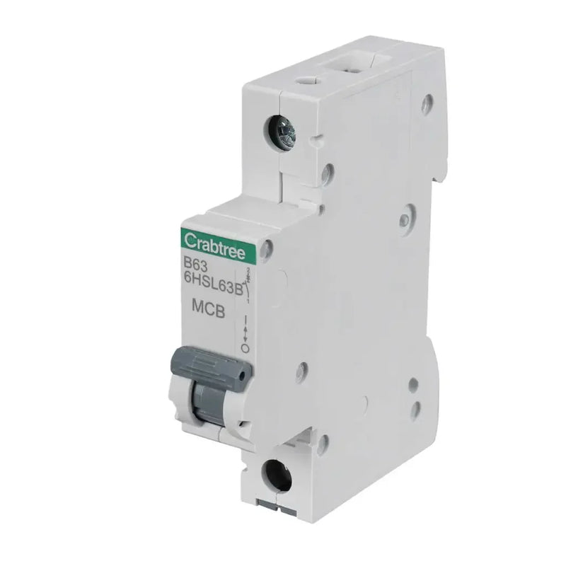 Crabtree 6HS20B 20A SP Type B MCB - SND Electrical Ltd