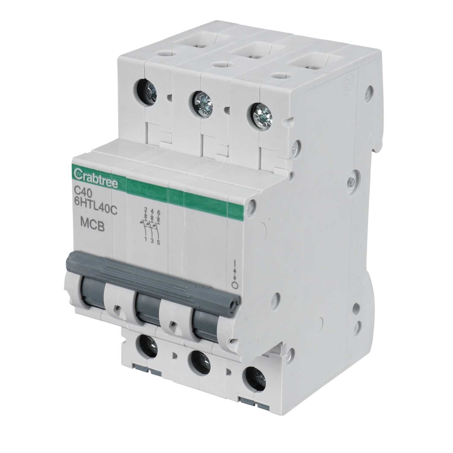 Crabtree 6HTL40C 40A TP Type C MCB