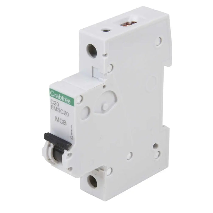 Crabtree Loadstar MCB Type C 6kA – 6A to 50A