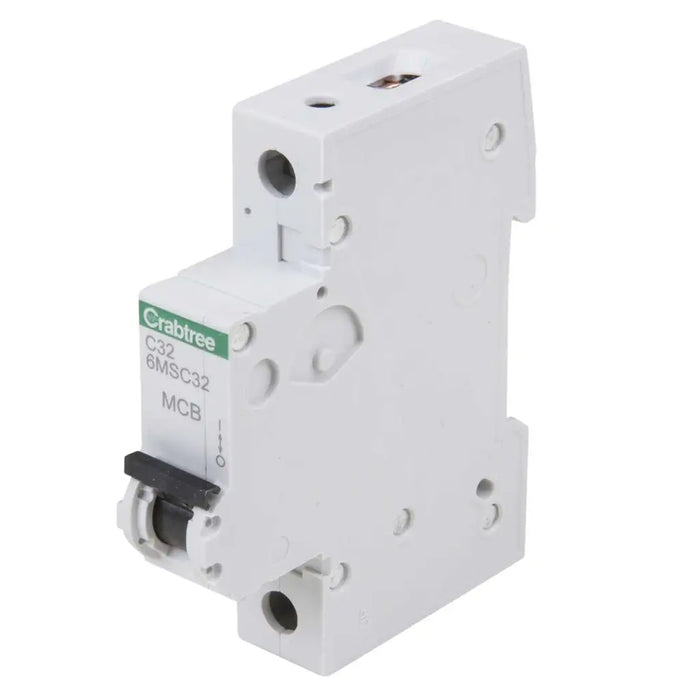 Crabtree Loadstar MCB Type C 6kA – 6A to 50A