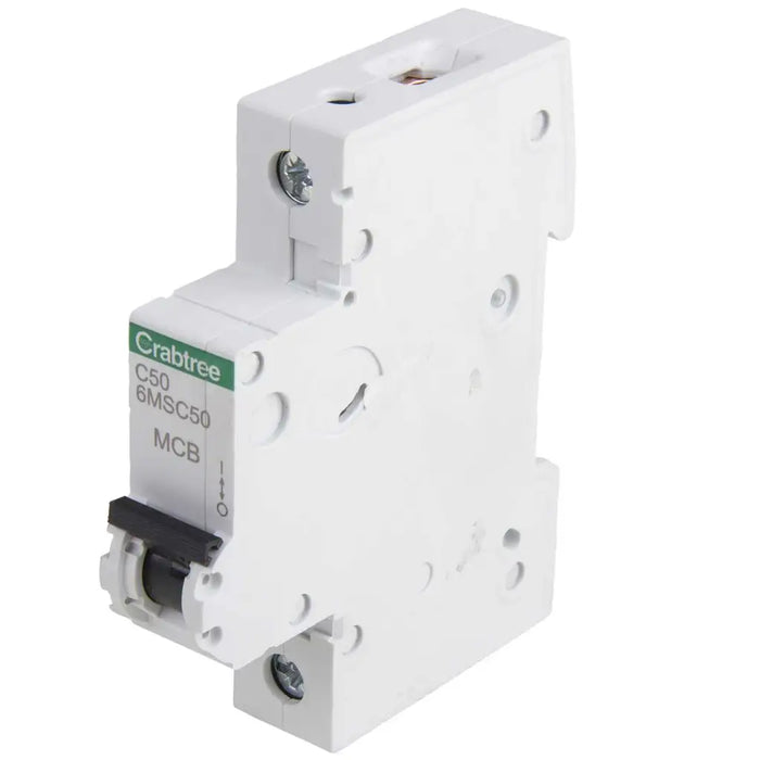 Crabtree Loadstar MCB Type C 6kA – 6A to 50A