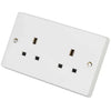 Crabtree 13A Unswitched 1 Gang Socket