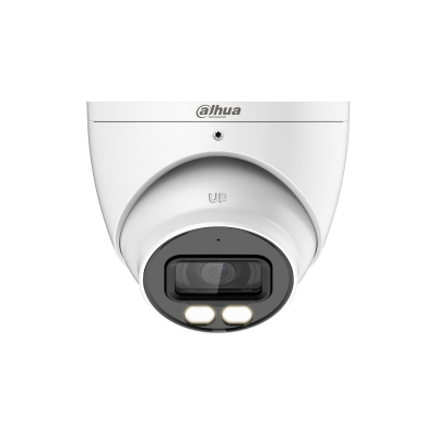 Dahua 5MP Smart Dual Light IR + LED Full-Colour Turret CVI Camera HDCVI Eyeball Camera with Mic (DH-HAC-HDW1509TP-IL-A)