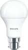 Philips LED 40W A60 B22 Warm White 230V Frosted Pack of 6 Bulbs - Non Dimmable