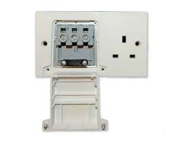 Stanic Duo 45A Dual Cooker Connection Unit with 13A Socket