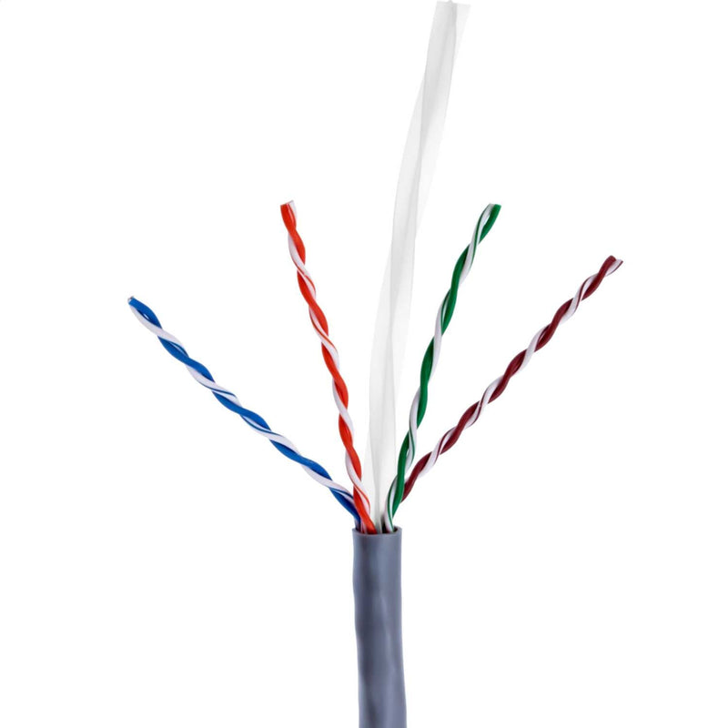 CAT6 Internal COPPER Ethernet Network Cable UTP 100mt Grey