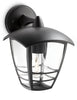 Philips Creek 1x60W 230V Up Outdoor Wall Lantern Black