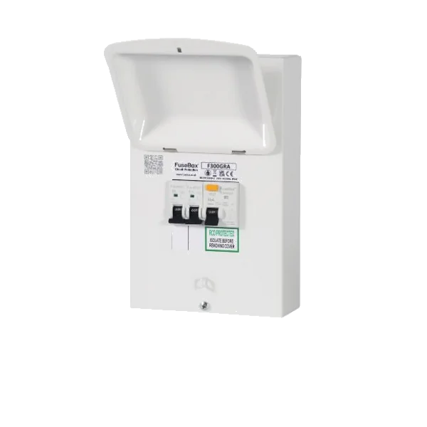 Fusebox EV Charger Consumer Unit with 63A 30mA RCD & 6A + 16A MCBs Type A F300GRA