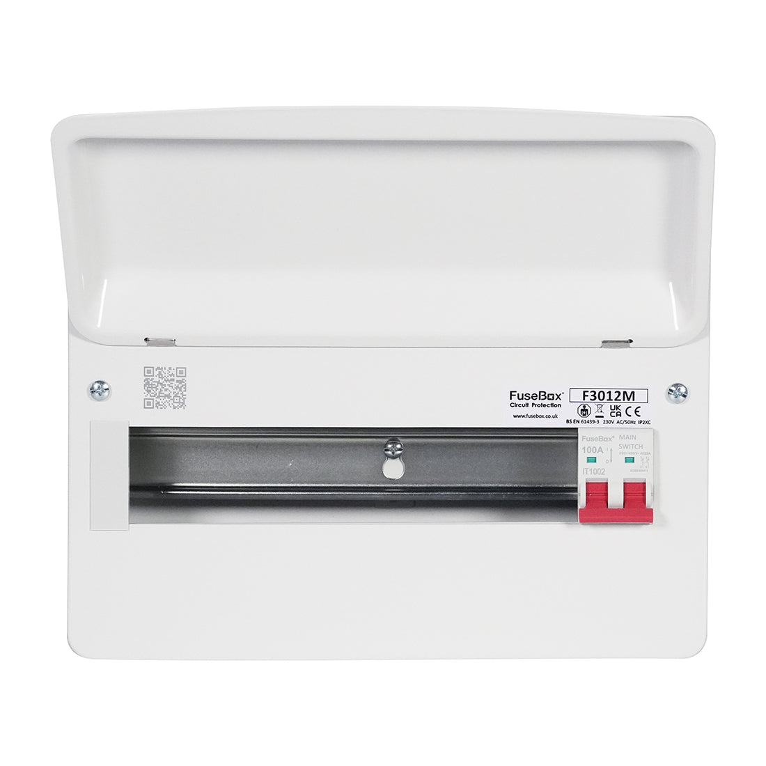 Fusebox 12 Way Consumer Unit with 100A Main Switch (F3012M)