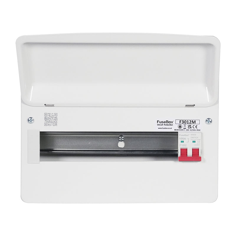 Fusebox 12 Way Consumer Unit with 100A Main Switch (F3012M)