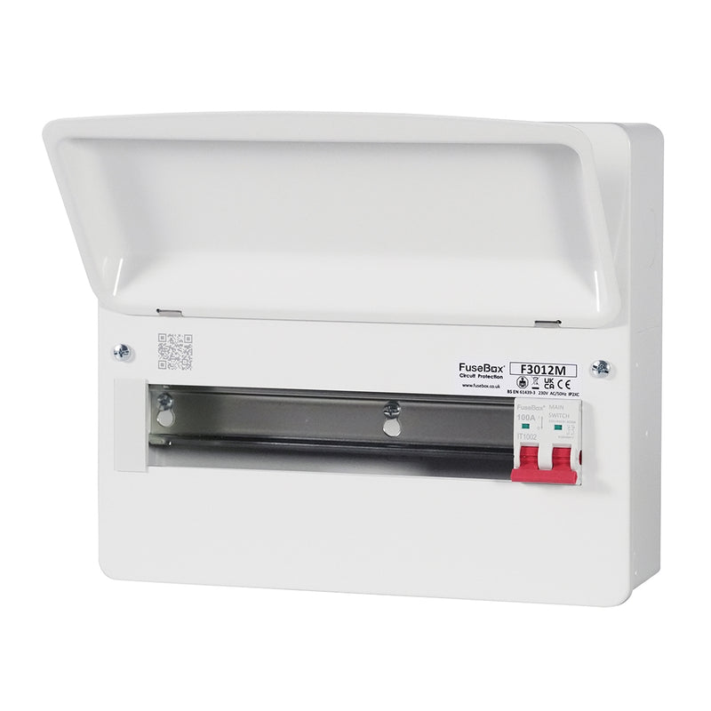 Fusebox 12 Way Consumer Unit with 100A Main Switch (F3012M)