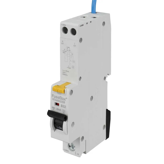 FuseBox Long RCBO – Type A, B Curve (6kA–50kA) | RTA Series
