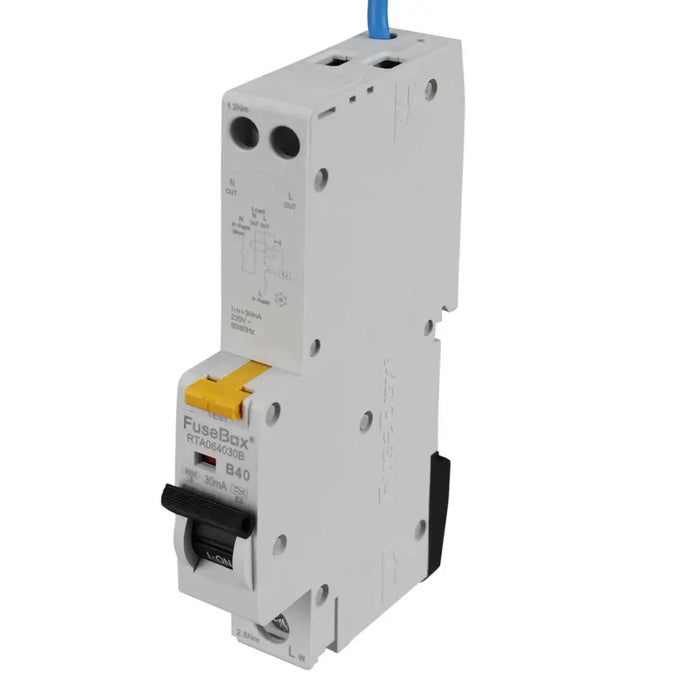 FuseBox Long RCBO – Type A, B Curve (6kA–50kA) | RTA Series