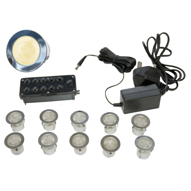 Gap Lighting 10 light LED kit including in-line driver and junction box