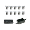 Gap Lighting 10 light LED kit including in-line driver and junction box (Warm White)