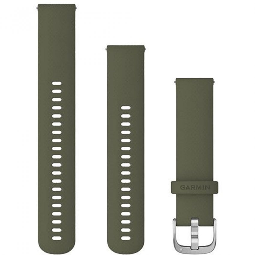 Garmin stra Moss with silver hardware Quick Release 20mm
