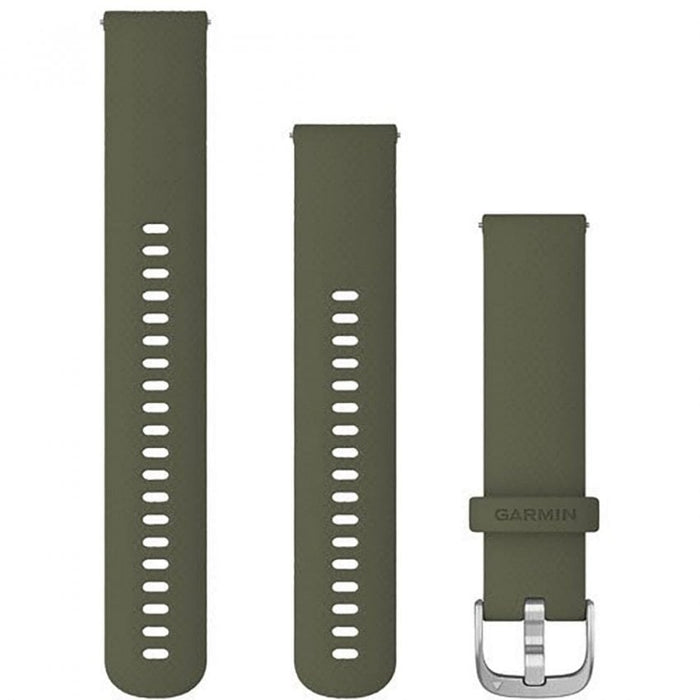Garmin stra Moss with silver hardware Quick Release 20mm