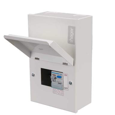 Hager VML402AH 2 Way 40A 30mA Type A RCCB Incomer.