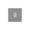 Hamilton 10AX 2 Way Rocker Switch - Satin Steel & Inserts