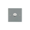 Hamilton 741X40 1 Gang 2 Way 400W On/Off Dimmer, Satin Steel