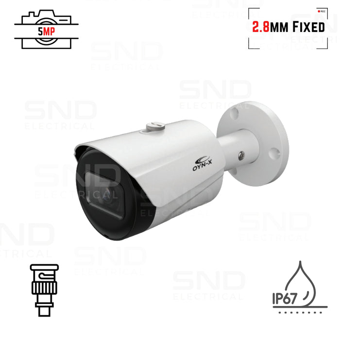 Eagle 5MP Fixed Lens Starlight HDCVI Full Colour Bullet Camera -White