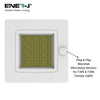 Ener J T386 IP65 150w Canopy Light with Dimmable Lifud Driver, 5700K, 400 X 400MM