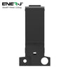 Ener-J 1 Gang Wireless Grid Switch Minigrid Style Black