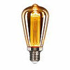 Ener-J ST64 LED Filament Bulb Pack of 4 E27 3W 2000K Vintage Amber - image 2