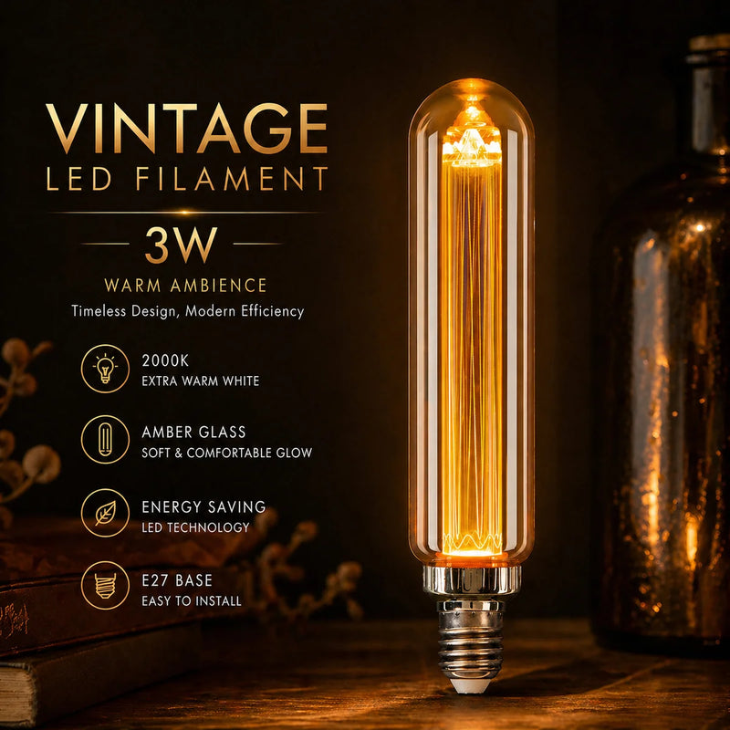 Ener-J T45 LED Filament Tube Bulb 3watt