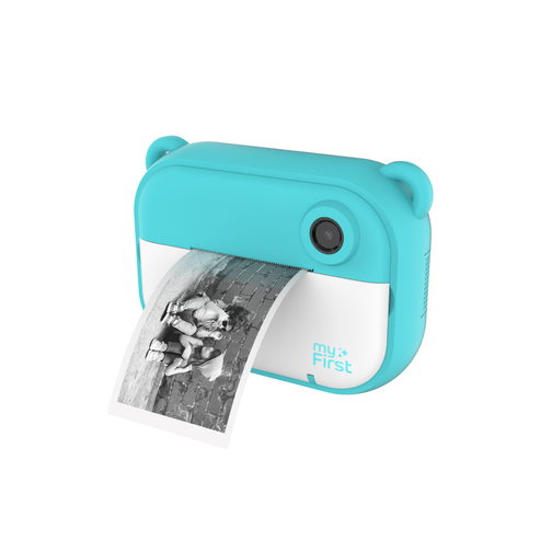 myFirst Camera Instant Print Camera, Insta 2 w/ Thermal Paper Refills - Blue, 12MP