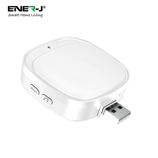 ENER-J Smart 1080p Wired & Wireless Video Doorbell Kit with 5200mah Battery & USB Foldable Chime