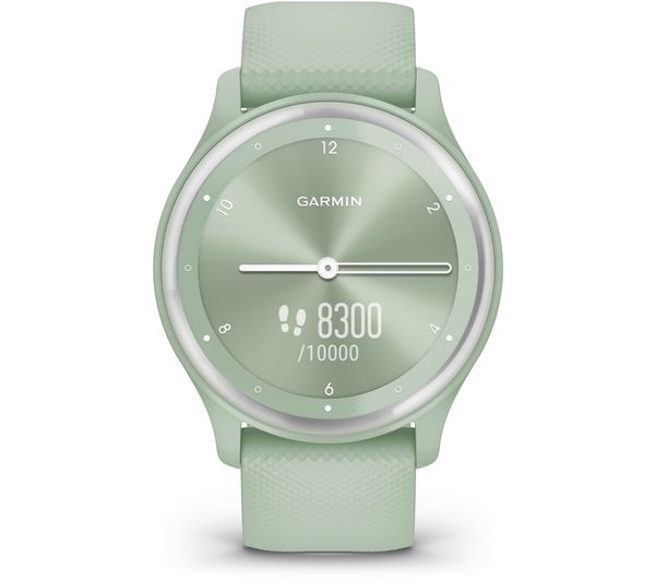 Garmin Vivomove Sport, Cool Mint w/ Silicone Band