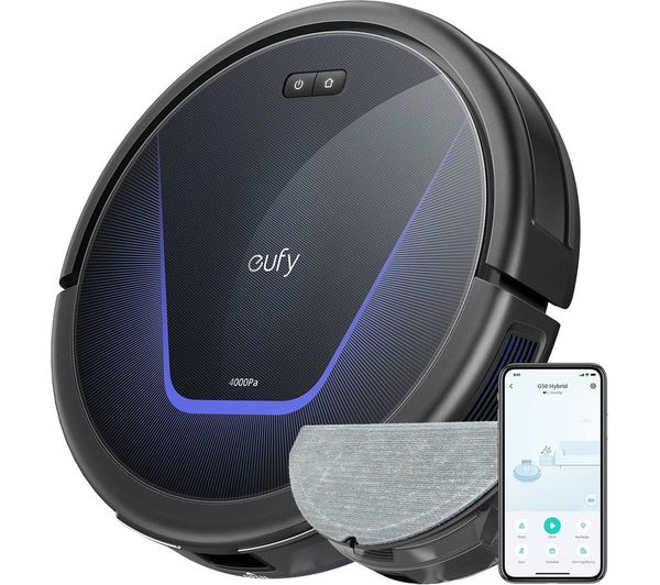 Eufy G50 Hybrid T2212V11 Robotic Vacuum Cleaner - Black