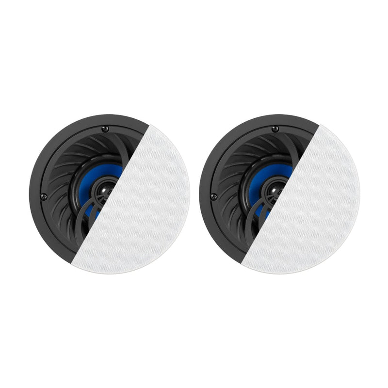 Lithe Audio 4" Compact Bluetooth IP44 Ceiling Speaker Pair (Master & Slave) 03260