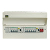 Crabtree Loadstar LSDR15BUB10 15 Way Dual RCD Consumer Unit with 2x 63A RCD, 10x MCB & 5x Metal Blanks