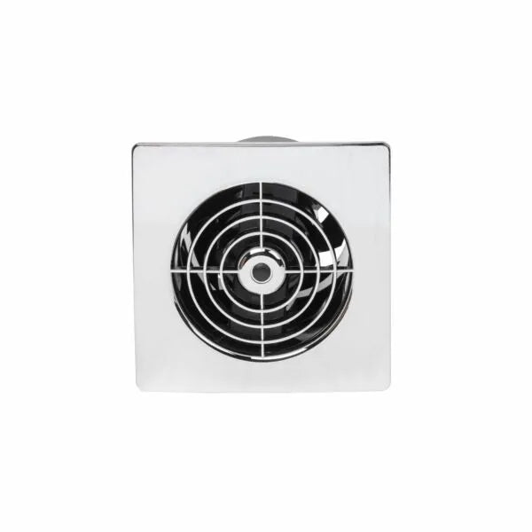 Manrose LP100SSC 4'' Lo Profile Square Fan Chrome