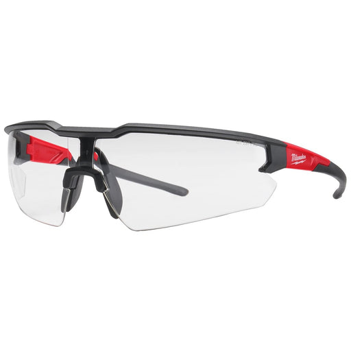 Milwaukee enhanced safety glasses with clear lenses
