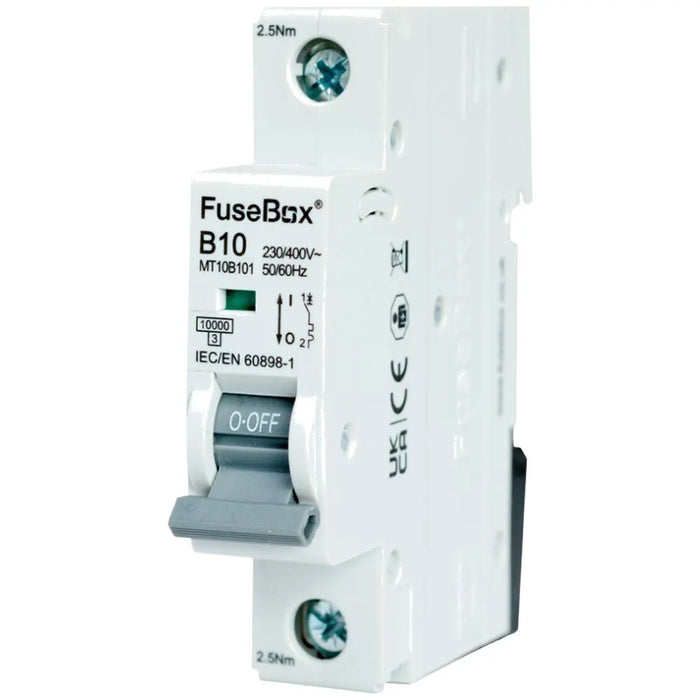 Fusebox Single Pole MCB Type B, Curve B (06A-63A)