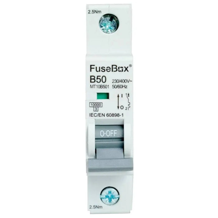 Fusebox Single Pole MCB Type B, Curve B (06A-63A)